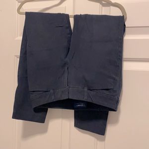 Navy cropped pants